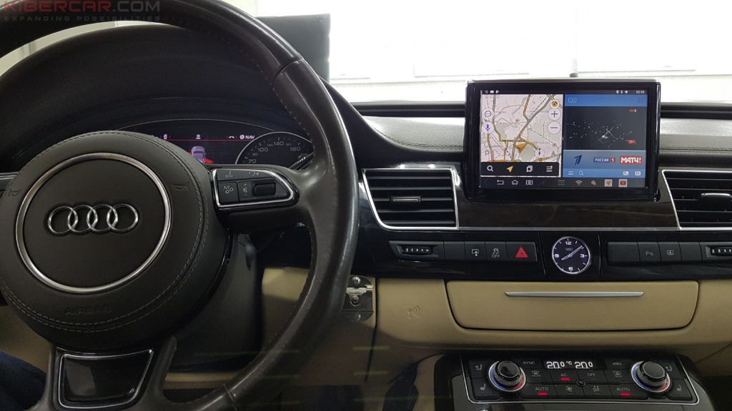 Audi A8 D4 AirTouch Performance Android 8 двойной экран