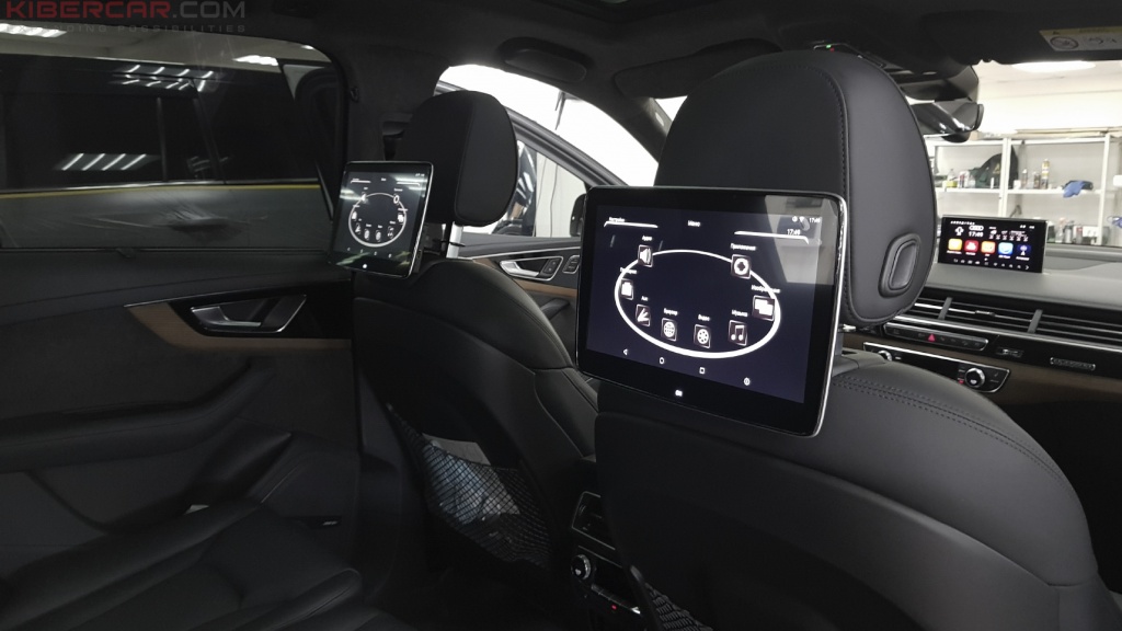 Audi Q7 Мультимедийный навигационный блок AirTouch Performance Android 8 мониторы в подголовниках