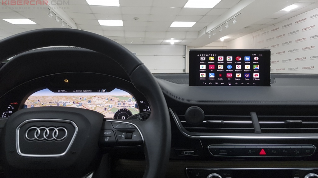 Audi Q7 Мультимедийный навигационный блок AirTouch Performance Android 8 приложения