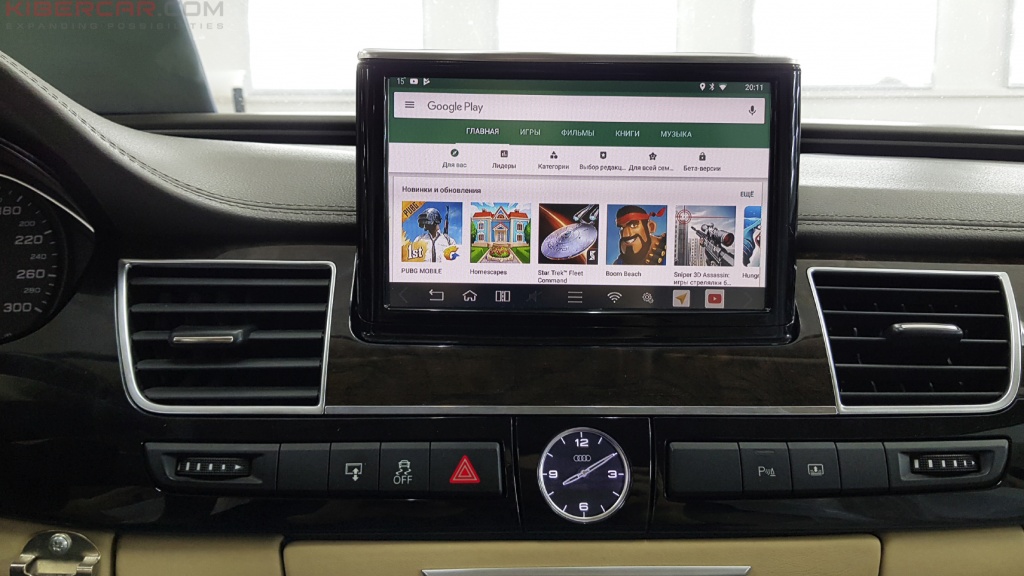 Audi A8 D4 AirTouch Performance Android 8 Google Play Маркет