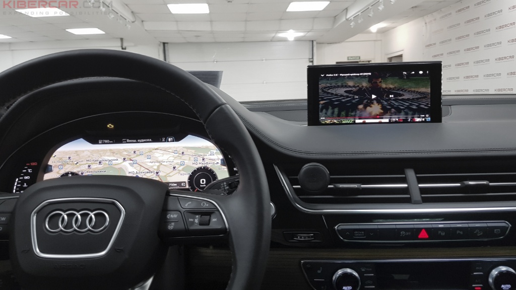 Audi Q7 Мультимедийный навигационный блок AirTouch Performance Android 8 YouTube