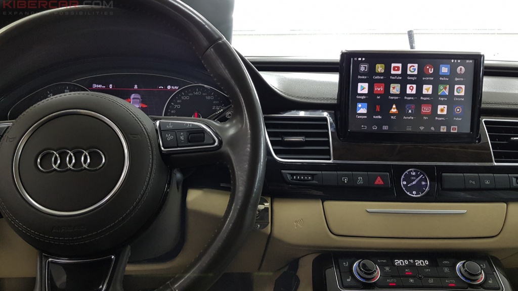 Audi A8 D4 AirTouch Performance Android 8 меню андроида