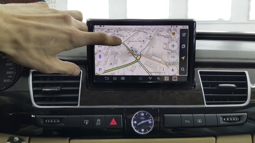 Audi A8 D4 AirTouch Performance Android 8 сенсорное стекло