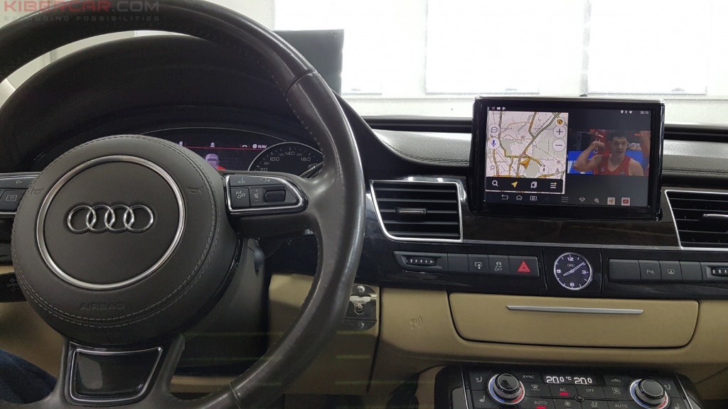 Audi A8 D4 AirTouch Performance Android 8 двойной экран