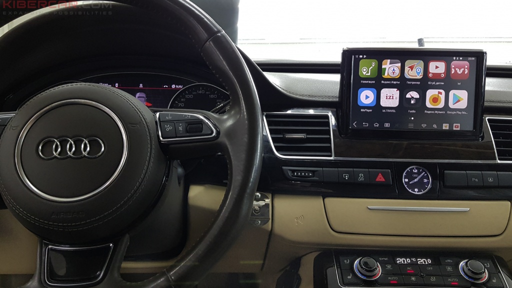 Audi A8 D4 AirTouch Performance Android 8 Меню Андроида