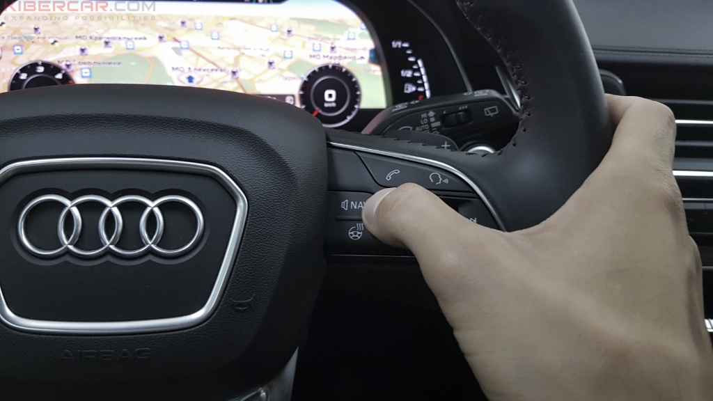 Audi Q7 Мультимедийный навигационный блок AirTouch Performance Android 8 Переключение видео источника