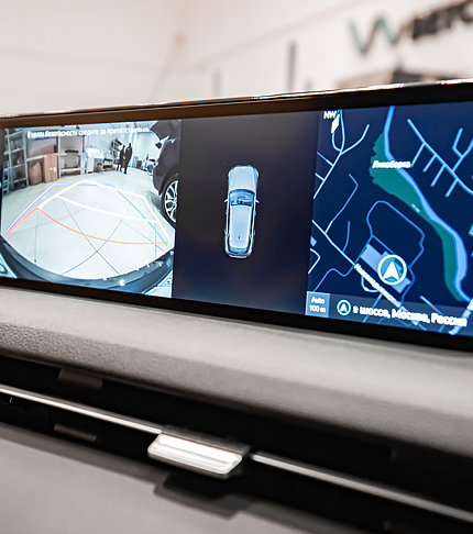 Установка камер переднего и заднего вида на Genesis