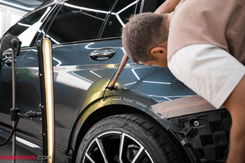 BMW X7: безремонтное устранение вмятин