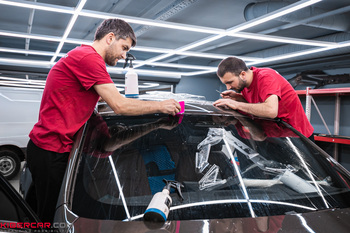 BMW X6: оклейка антигравийной пленкой