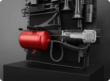 Система подкачки колёс Goodwin с ресивером для Changan UNI-S
