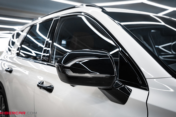 Антихром на Hyundai Palisade: выразительный контраст на белом кузове