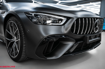 Преображение Mercedes-Benz AMG GT: матовый полиуретан и частичный антихром