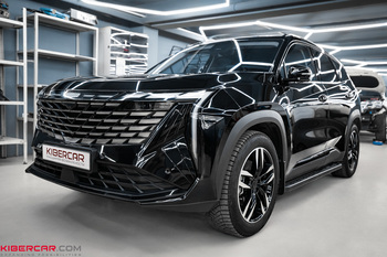 Geely Atlas: полировка кузова с нанесением керамического покрытия
