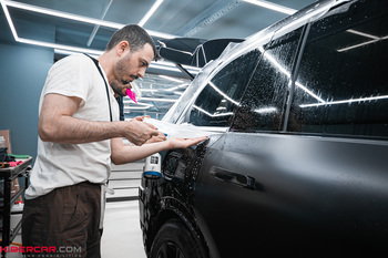 LiXiang L8: оклейка матовой защитной полиуретановой пленкой