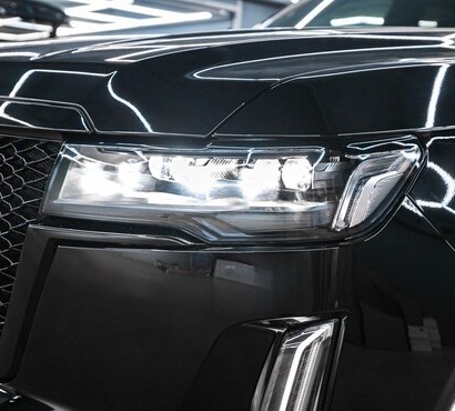 Установка би‑LED линз в Cadillac