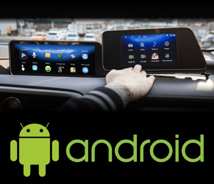 Замена монитора 8" Lexus RX и NX на монитор 10,3" с версией ОС Android 8.1