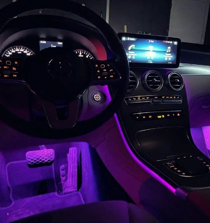 Установка подсветки салона Toyota Alphard III поколение