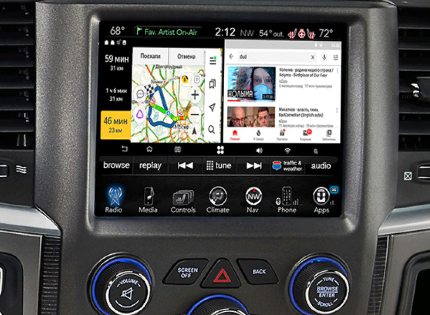 Мультимедийно-навигационная система на базе ОС Android для Dodge RAM