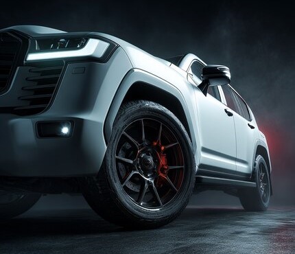 Оригинальная тормозная система на базе суппортов BREMBO в Toyota Land Cruiser