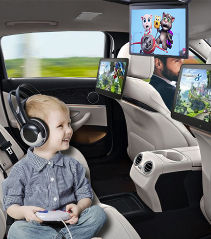 Мониторы в подголовники и потолочные мониторы на Chevrolet