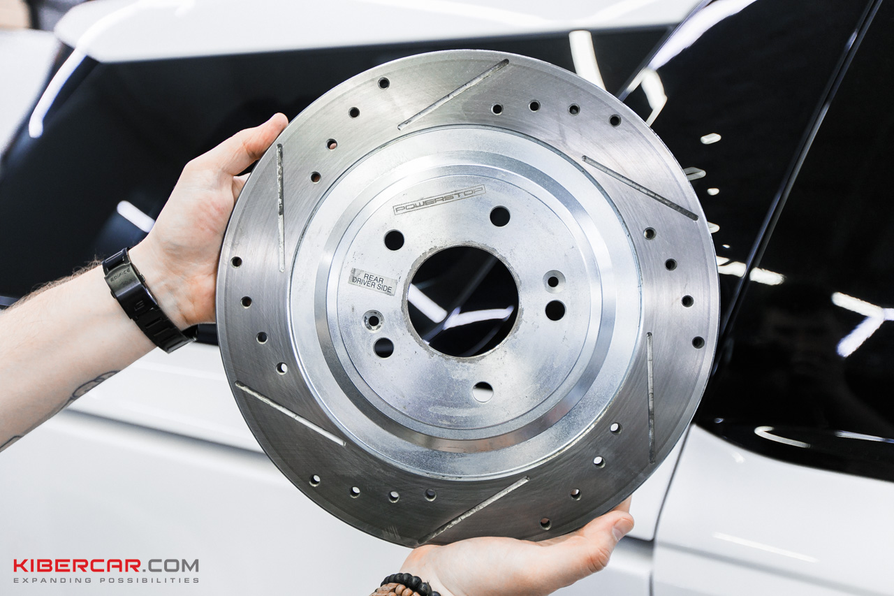 Kia Carnival тормоза PowerStop (9).jpg