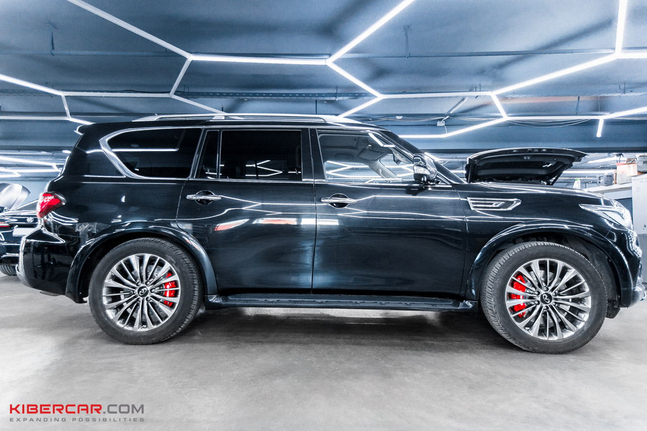 Infiniti QX80 замена тормозов на Dicase