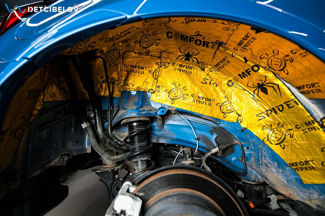 Шумоизоляция колесных арок