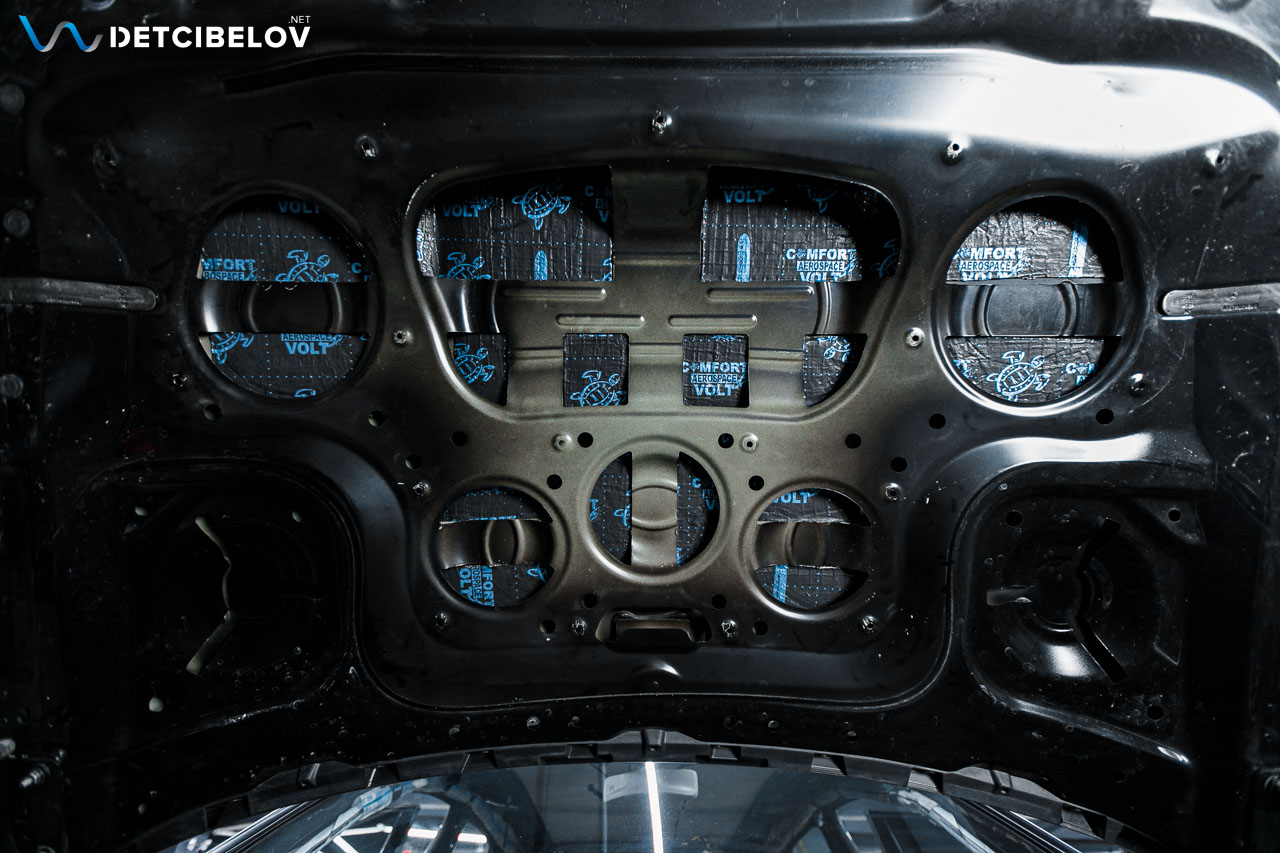 Шумоизоляция капота