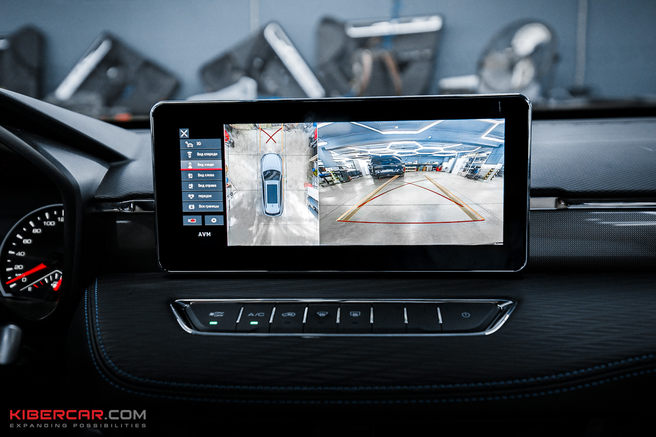 Дисплей Haval Jolion с круговым обзором 360 градусов и динамическими парковочными линиями