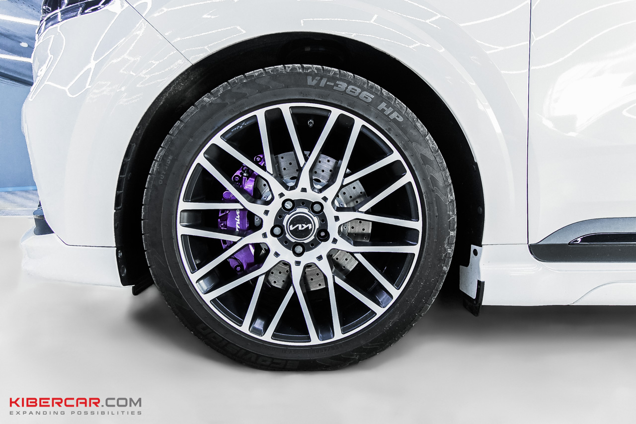 Kia Carnival тормоза PowerStop (10).jpg