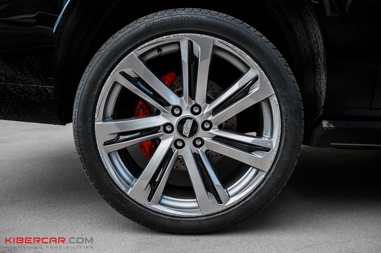 Установка тормозной системы Brembo на заднюю ось Cadillac Escalade