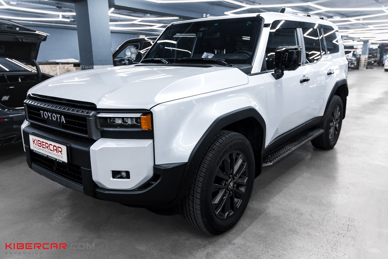 Toyota Land Cruiser 250 установка омывателя в КИБЕРКАР