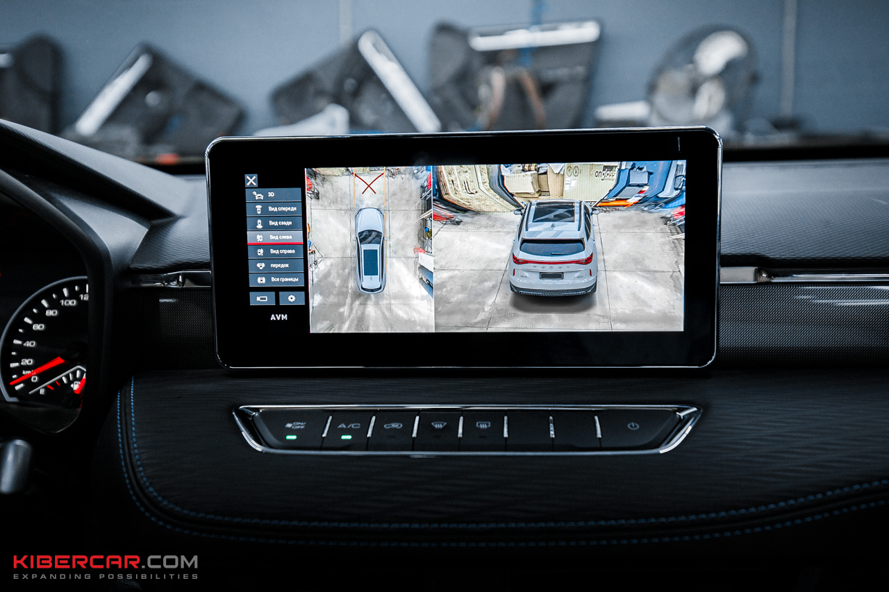 Экран 360 Haval Jolion вид сверху