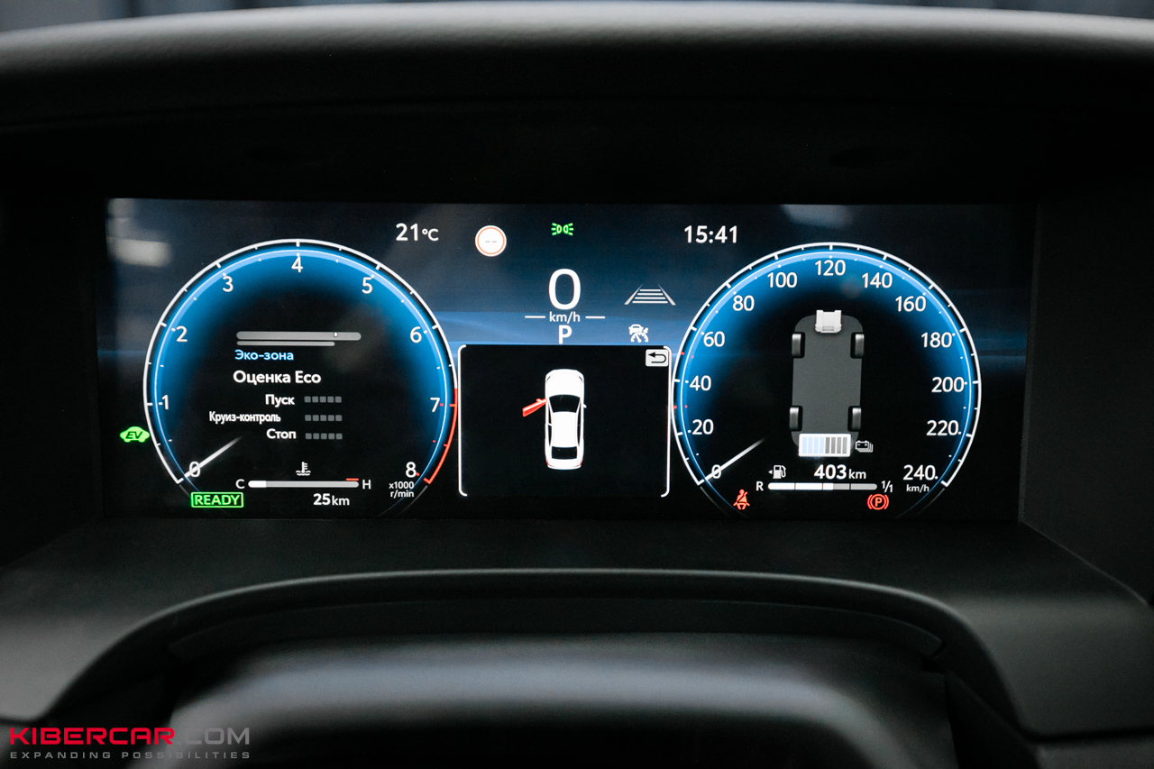 Toyota Camry русификация приборной панели