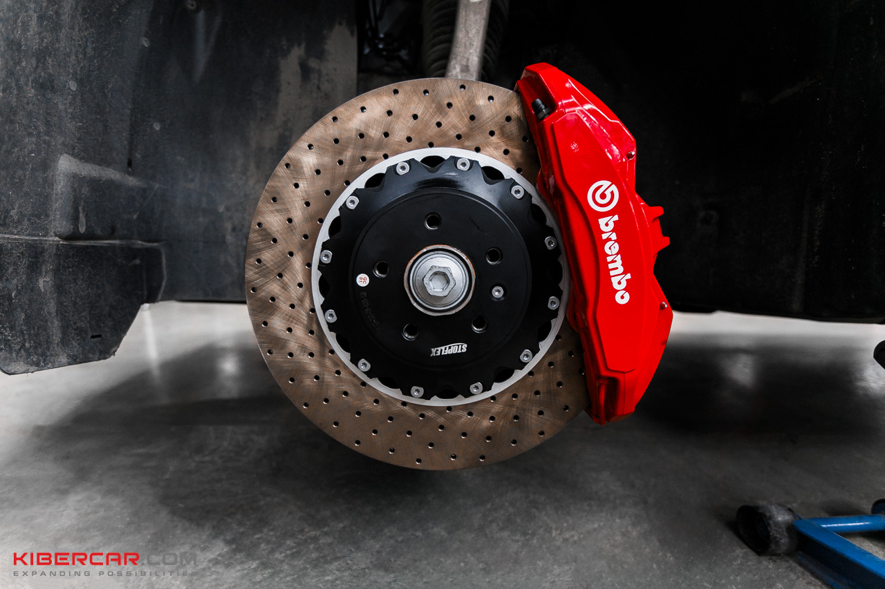 Установка тормозов Brembo в КИБЕРКАР