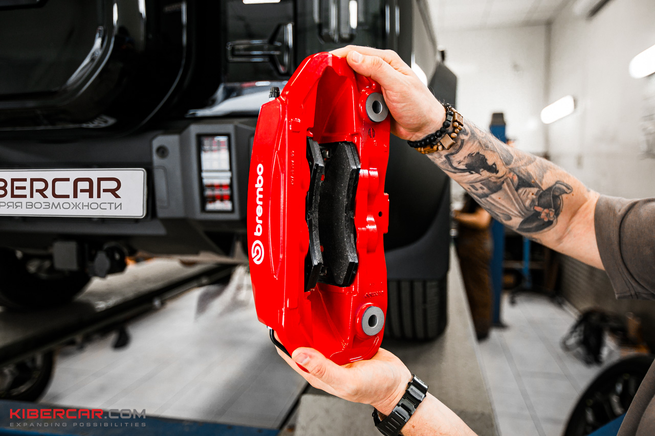 Установка суппортов Brembo на Jetour T2