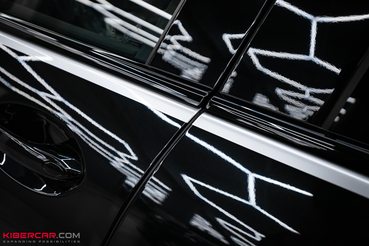 Оклейка авто в два цвета