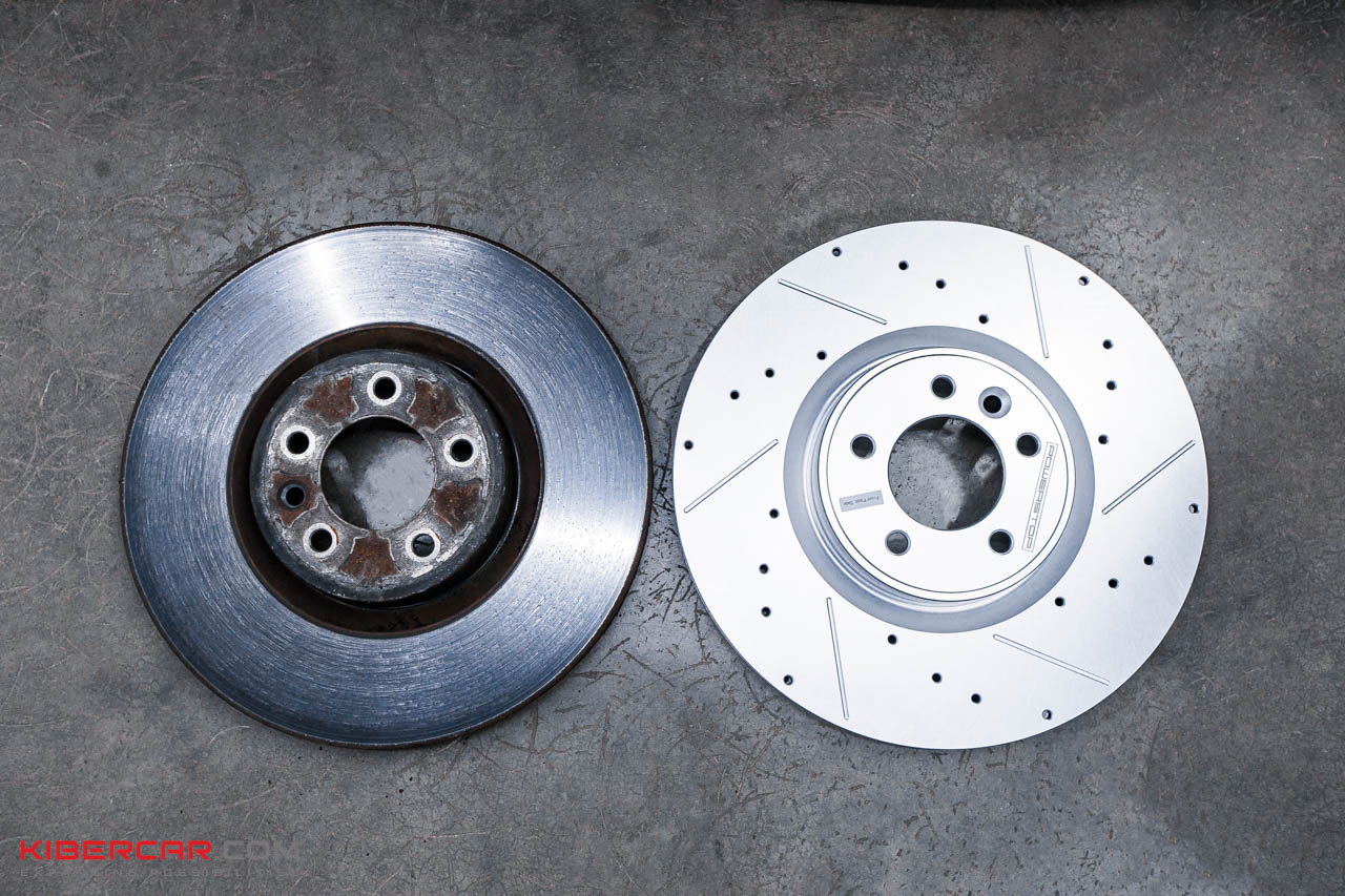 Range Rover Sport замена тормозов