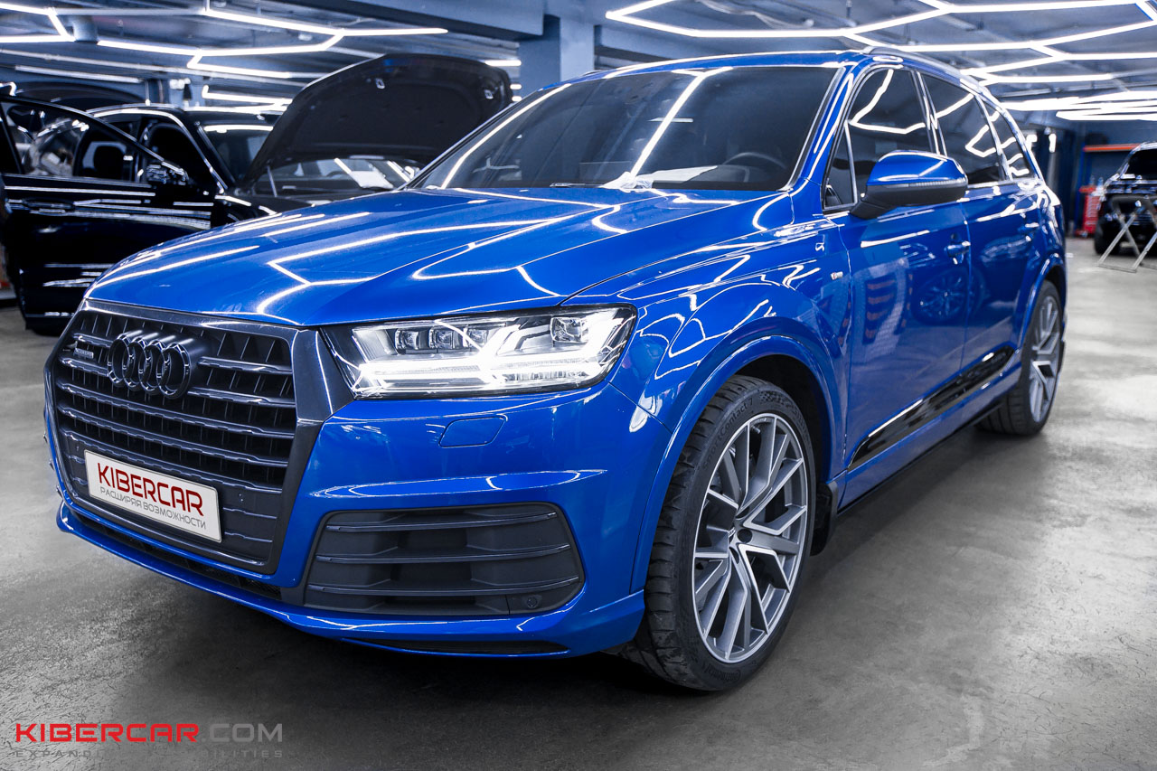 Audi Q7 замена тормозов в КИБЕРКАР
