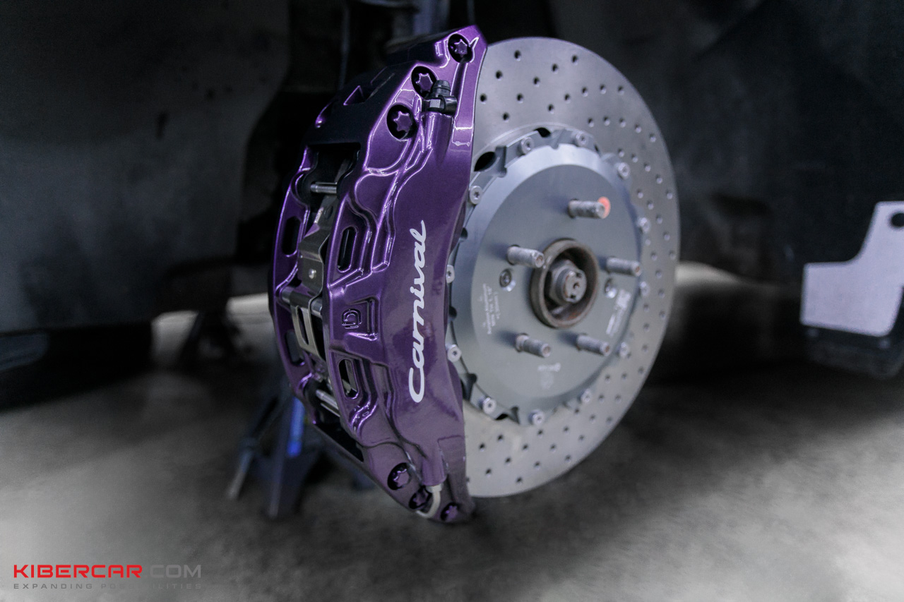 Kia Carnival тормоза PowerStop (13).jpg