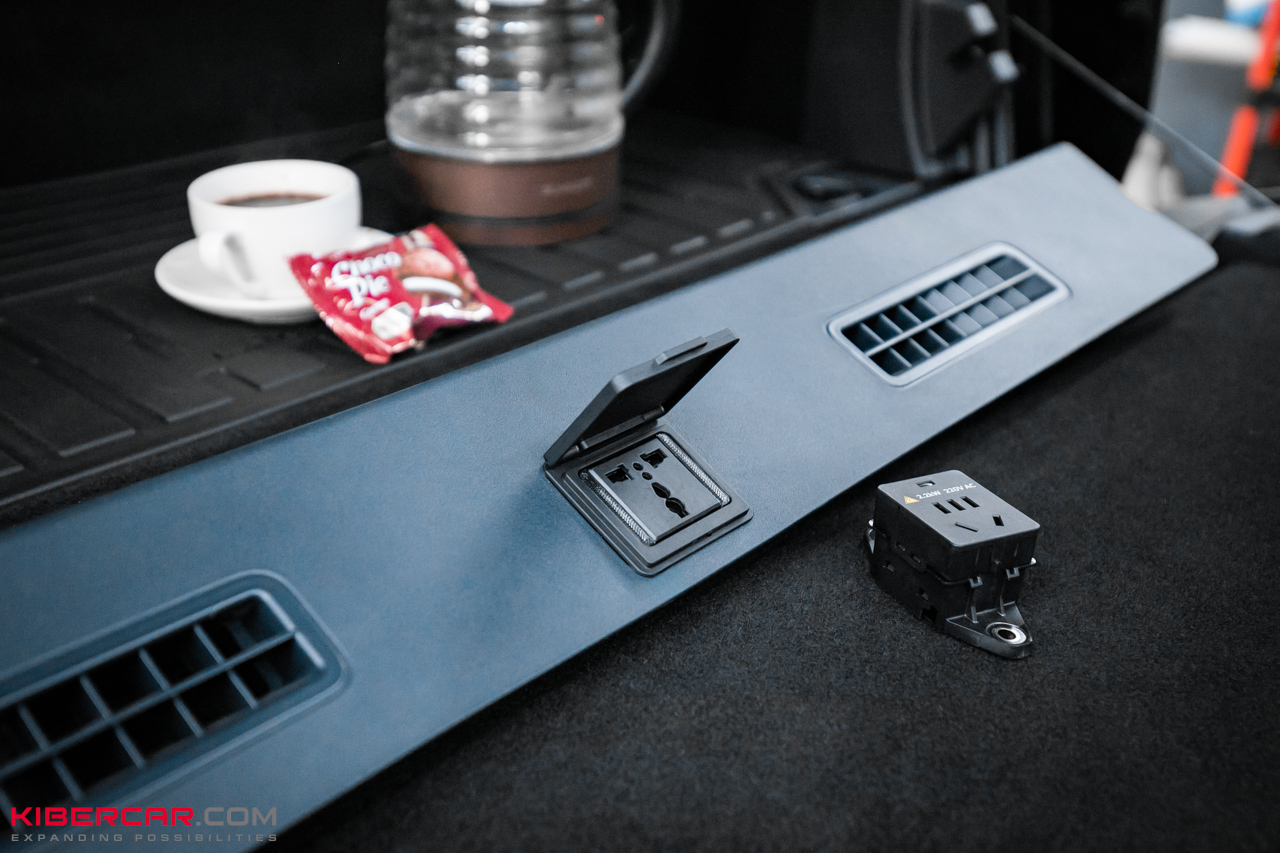 Установка розетки в Lynk & Co 900