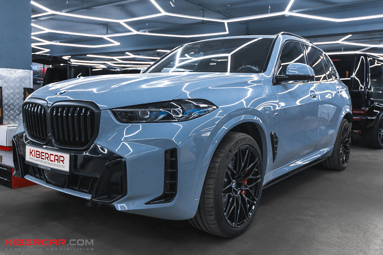BMW X5 2025 после установки тормозов M-Performance в КИБЕРКАР