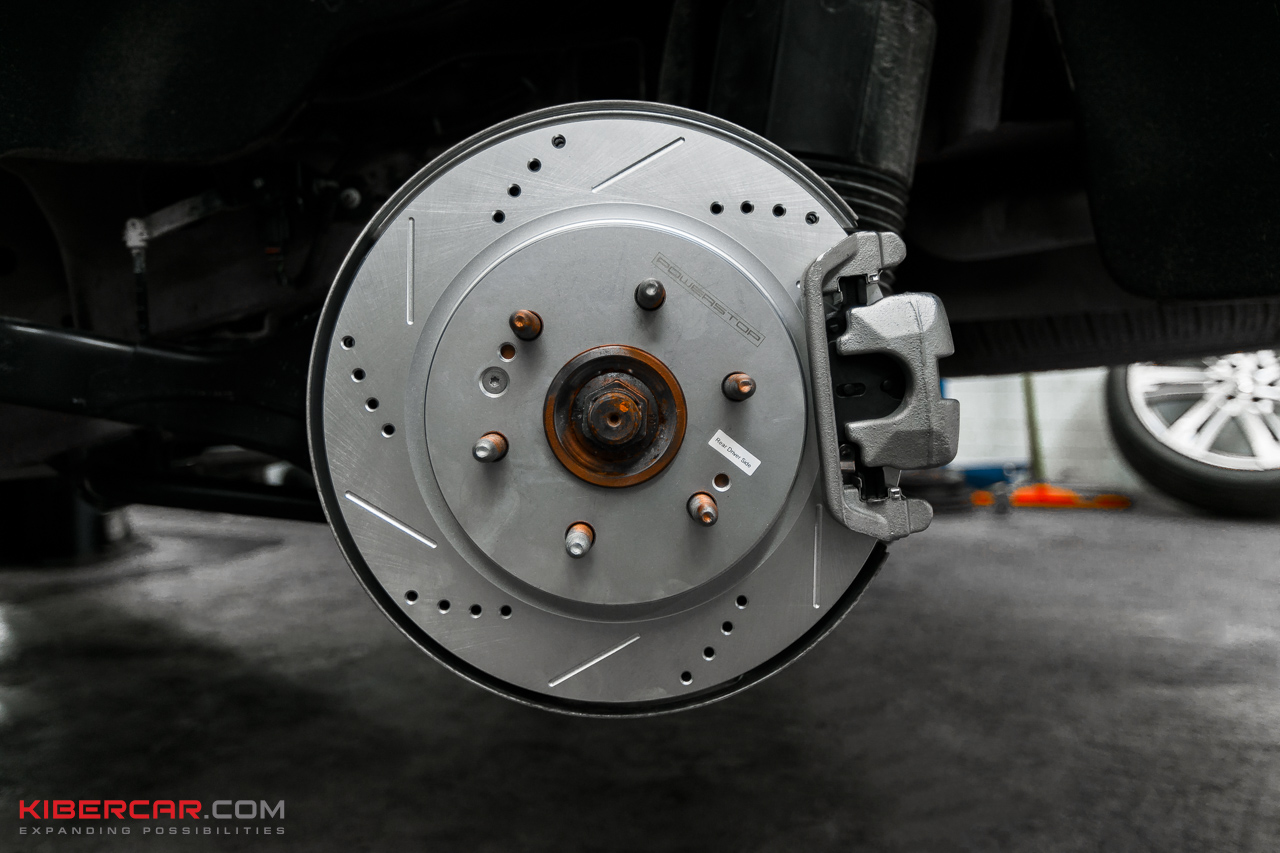 Установка тормоза PowerStop в КИБЕРКАР
