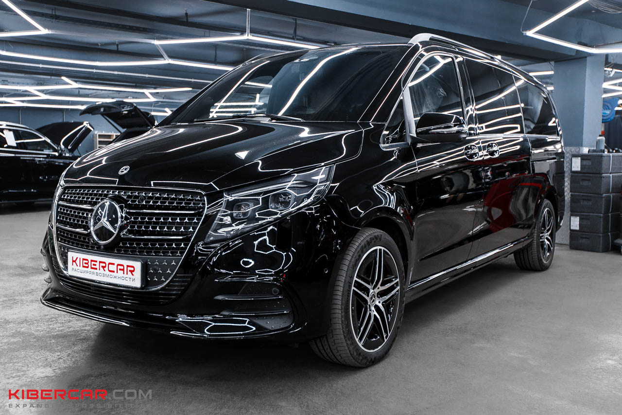 Mercedes-Benz V-Класс в КИБЕРКАР после установки ночного видения