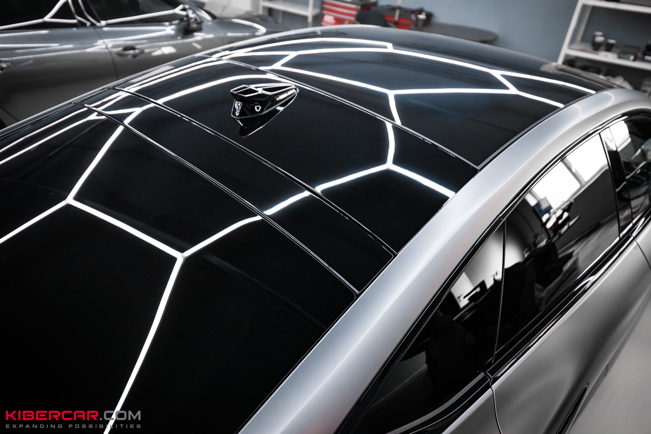 оклейка Audi A5 в матовую полиуретановую пленку