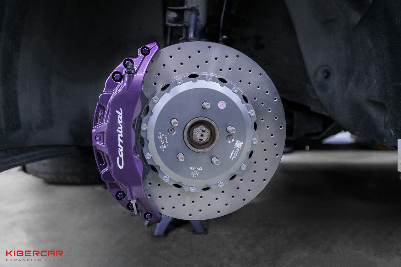 Kia Carnival тормоза PowerStop (12).jpg