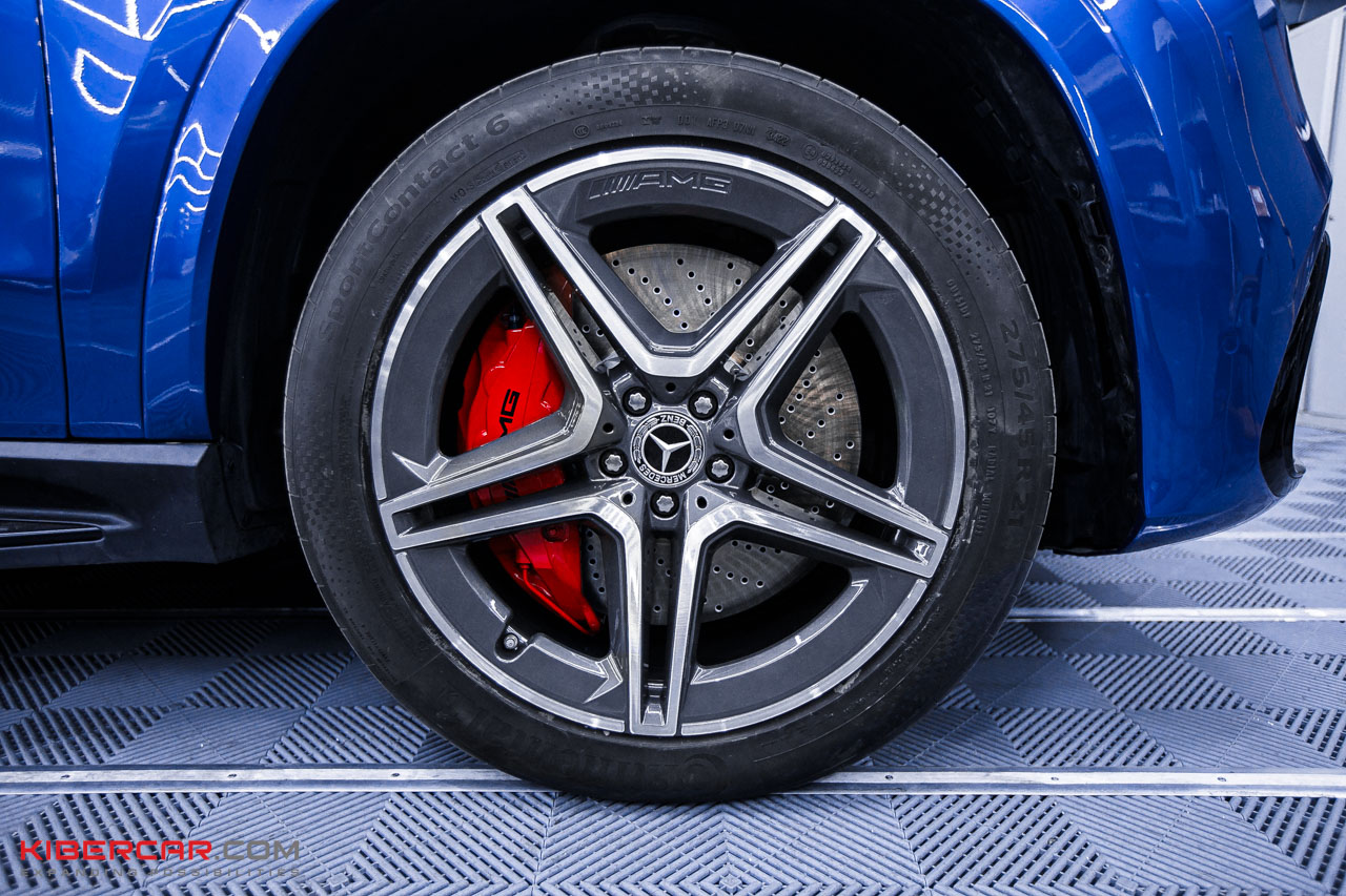 Замена на новые суппорты Akebono красные и диски Stopflex в КИБЕРКАР