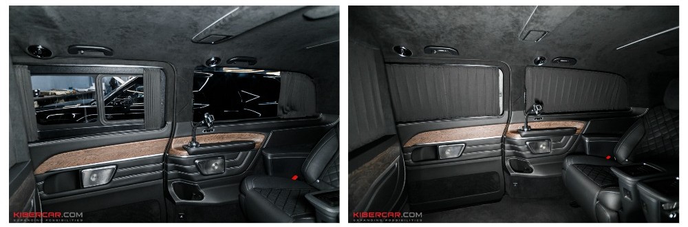 Шторки в салоне автомобиля