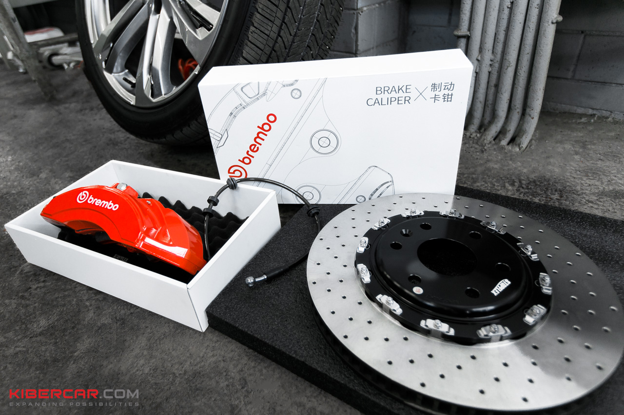 Cadillac Escalade тормоза Brembo PowerStop (12).jpg