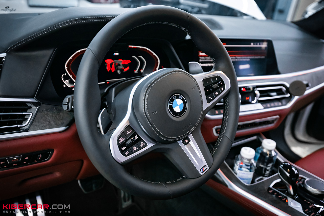 BMW X7 перетяжка руля BMW X7 перетяжка руля